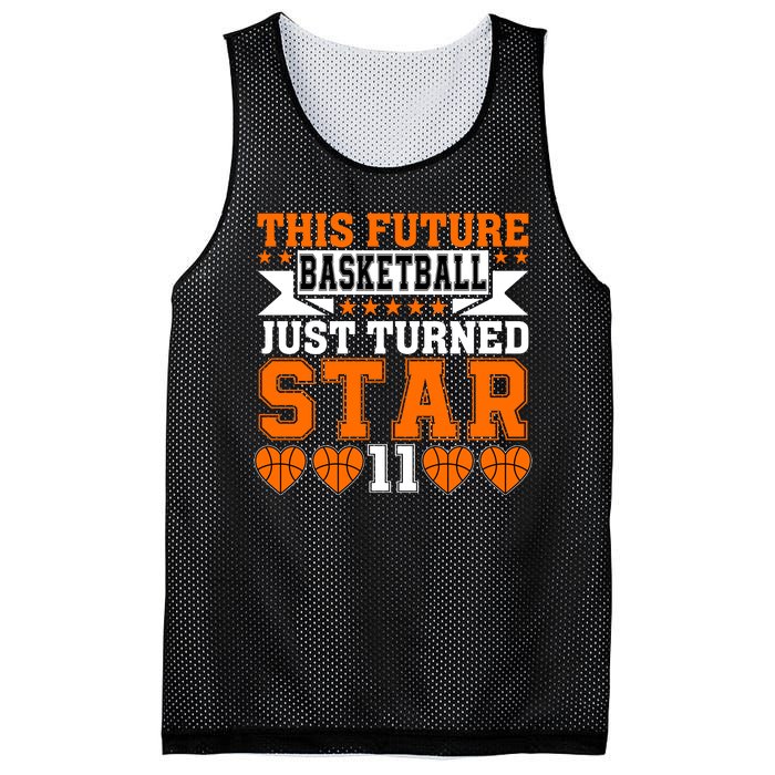 Basketball This Future Just Turned Star Mesh Reversible Basketball Jersey Tank