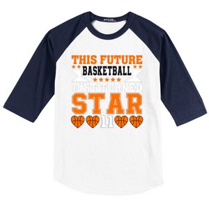 Basketball This Future Just Turned Star Baseball Sleeve Shirt