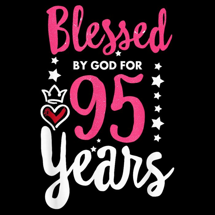 Blessed Tee God For 95 Years Old 95th Birthday Party City Backpack