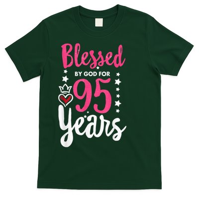 Blessed Tee God For 95 Years Old 95th Birthday Party T-Shirt