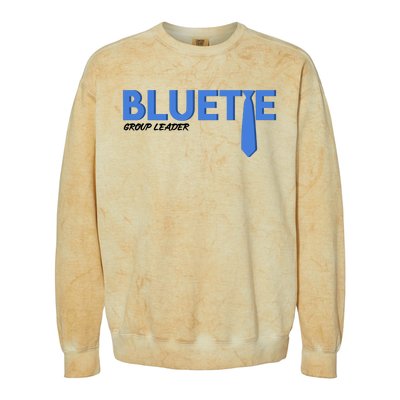 Blue Tie Group Leader Colorblast Crewneck Sweatshirt