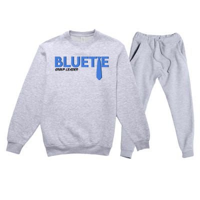 Blue Tie Group Leader Premium Crewneck Sweatsuit Set