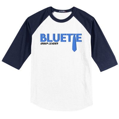 Blue Tie Group Leader Baseball Sleeve Shirt