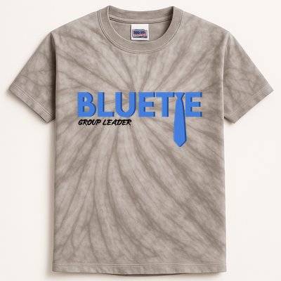 Blue Tie Group Leader Kids Tie-Dye T-Shirt