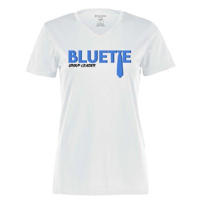 Blue Tie Group Leader Women's Momentum V-Neck T-Shirt