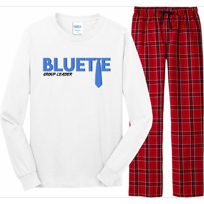 Blue Tie Group Leader Long Sleeve Pajama Set