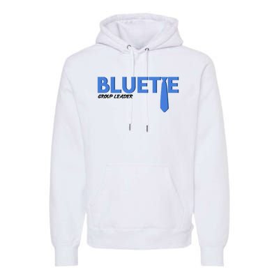 Blue Tie Group Leader Premium Hoodie