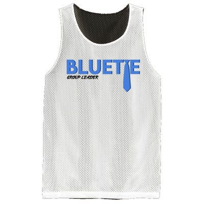 Blue Tie Group Leader Mesh Reversible Basketball Jersey Tank