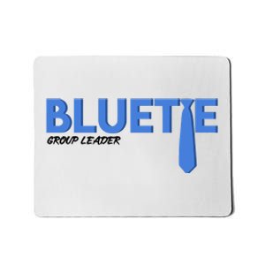 Blue Tie Group Leader Mousepad