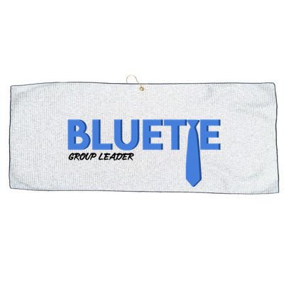 Blue Tie Group Leader Large Microfiber Waffle Golf Towel