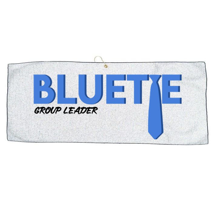 Blue Tie Group Leader Large Microfiber Waffle Golf Towel