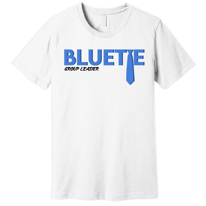 Blue Tie Group Leader Premium T-Shirt