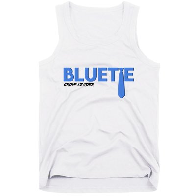 Blue Tie Group Leader Tank Top
