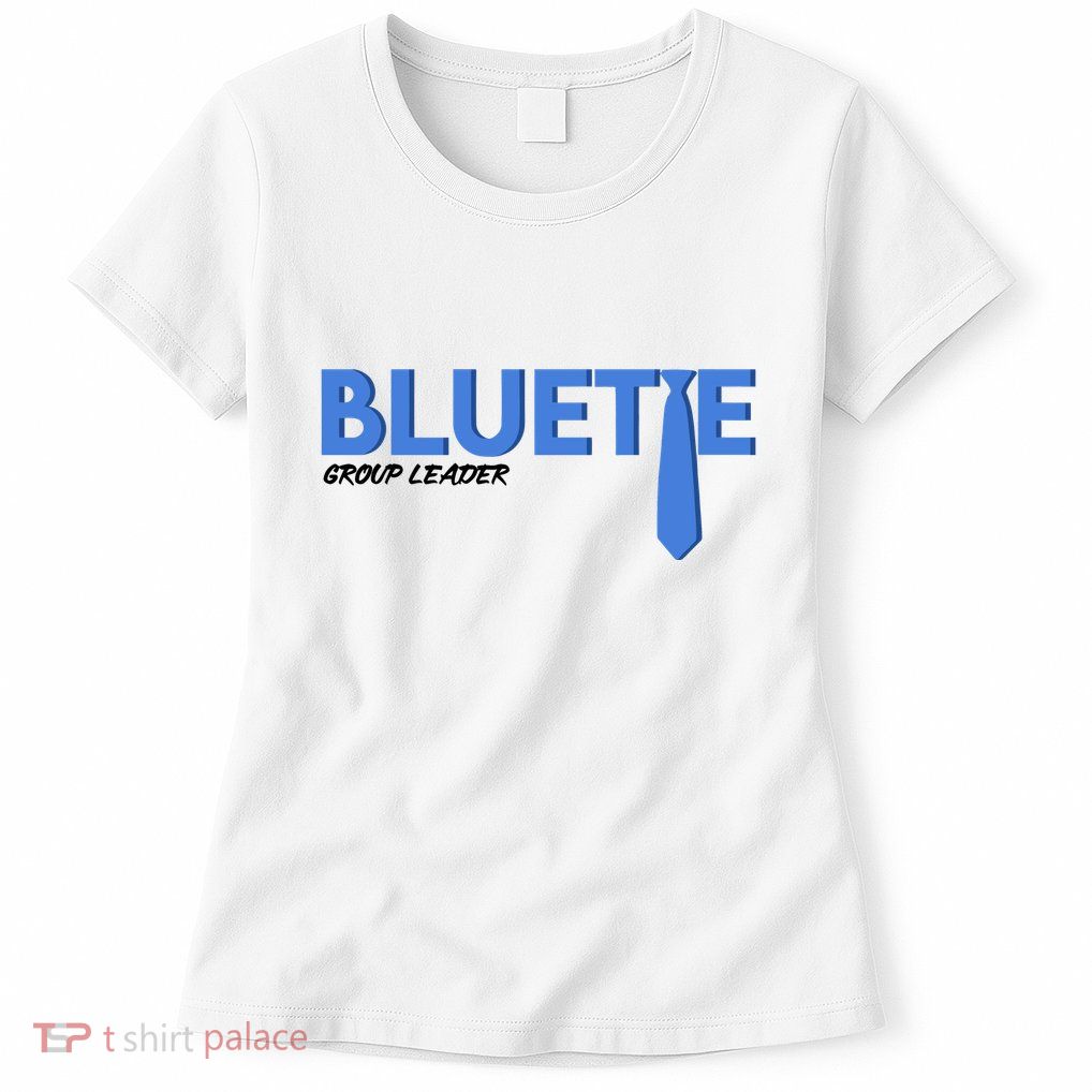 Blue Tie Group Leader Womens T-Shirt