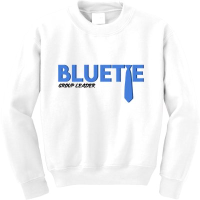 Blue Tie Group Leader Kids Sweatshirt