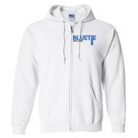 Blue Tie Group Leader Full Zip Hoodie