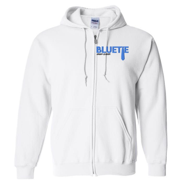 Blue Tie Group Leader Full Zip Hoodie