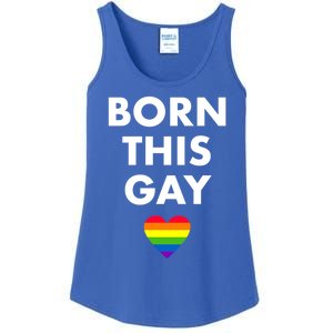 Born This Gay Lgbtqia+ Rainbow Flag Csd Gift Ladies Essential Tank