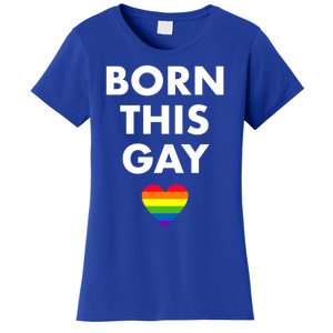 Born This Gay Lgbtqia+ Rainbow Flag Csd Gift Women's T-Shirt