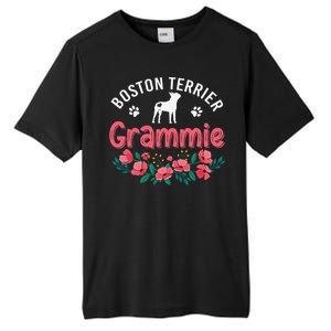 Boston Terrier Grammie Gifts Mom Funny Dog Lover Christmas Tall Fusion ChromaSoft Performance T-Shirt