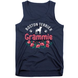 Boston Terrier Grammie Gifts Mom Funny Dog Lover Christmas Tank Top