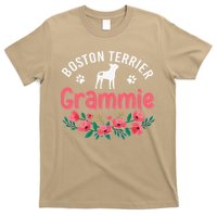 Boston Terrier Grammie Gifts Mom Funny Dog Lover Christmas T-Shirt