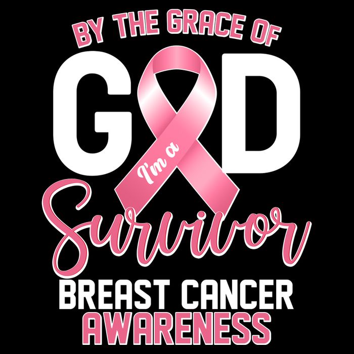 By The Grace Of God IM A Survivor Breast Cancer Awareness 16 in Basic Backpack