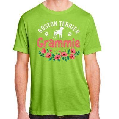 Boston Terrier Grammie Gifts Mom Funny Dog Lover Christmas Adult ChromaSoft Performance T-Shirt