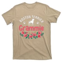 Boston Terrier Grammie Gifts Mom Funny Dog Lover Christmas T-Shirt