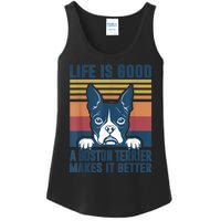 Boston Terrier Gifts For Women Men Boston Terrier Dad Mom Ladies Essential Tank