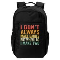 Baby Twins Gift For Pregnant Mum Dad Daily Commute Backpack