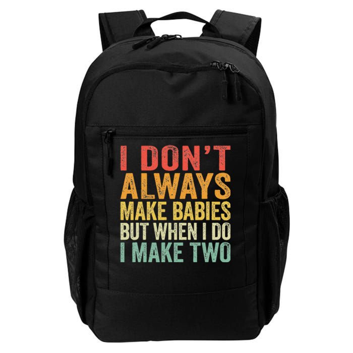 Baby Twins Gift For Pregnant Mum Dad Daily Commute Backpack