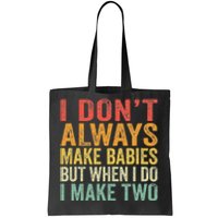 Baby Twins Gift For Pregnant Mum Dad Tote Bag