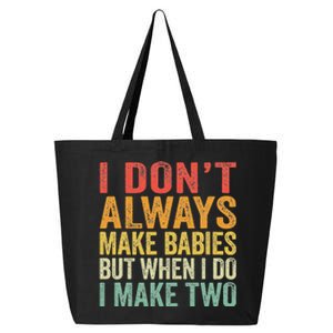 Baby Twins Gift For Pregnant Mum Dad 25L Jumbo Tote