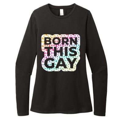 Born This Gay (Panda Edition) Cute Gift Womens CVC Long Sleeve Shirt