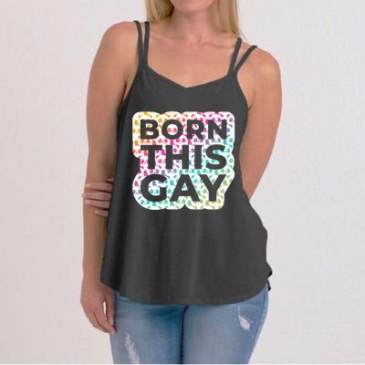 Born This Gay (Panda Edition) Cute Gift Women's Strappy Tank