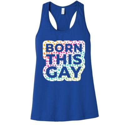 Born This Gay (Panda Edition) Cute Gift Women's Racerback Tank