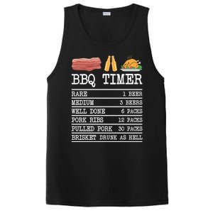 Bbq Timer Grill Beer Barbecue Funny Grilling Saying PosiCharge Competitor Tank