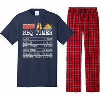 Bbq Timer Grill Beer Barbecue Funny Grilling Saying Pajama Set