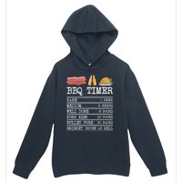 Bbq Timer Grill Beer Barbecue Funny Grilling Saying Urban Pullover Hoodie