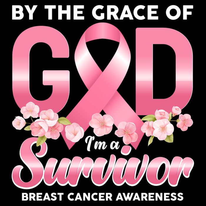 By The Grace Of God Im A Survivor Breast Cancer Awareness Impact Tech Backpack