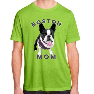 Boston Terrier Gift For Boston Mom Dog Adult ChromaSoft Performance T-Shirt