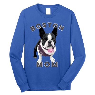 Boston Terrier Gift For Boston Mom Dog Long Sleeve Shirt