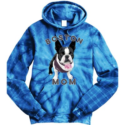 Boston Terrier Gift For Boston Mom Dog Tie Dye Hoodie