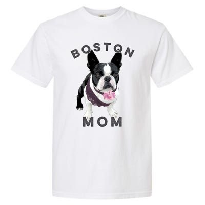 Boston Terrier Gift For Boston Mom Dog Garment-Dyed Heavyweight T-Shirt