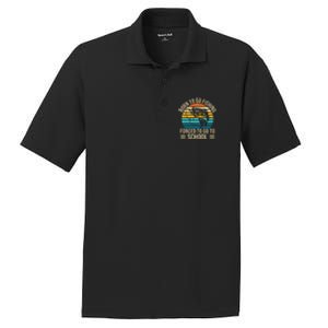 Born To Go Fishing Forced School Funny Fishing PosiCharge RacerMesh Polo