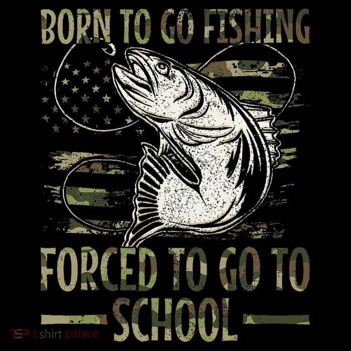 Born To Go Fishing Forced To Go To School Camo Us Flag Sustainable Bucket Hat