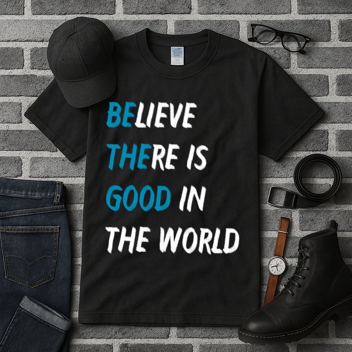 Be The Good Believe There Is Good In The World Tall T-Shirt