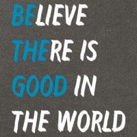 Be The Good Believe There Is Good In The World Cotton Canvas Backpack