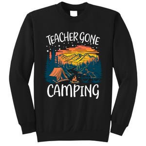 Best Teacher Gone Camping Sweatshirt